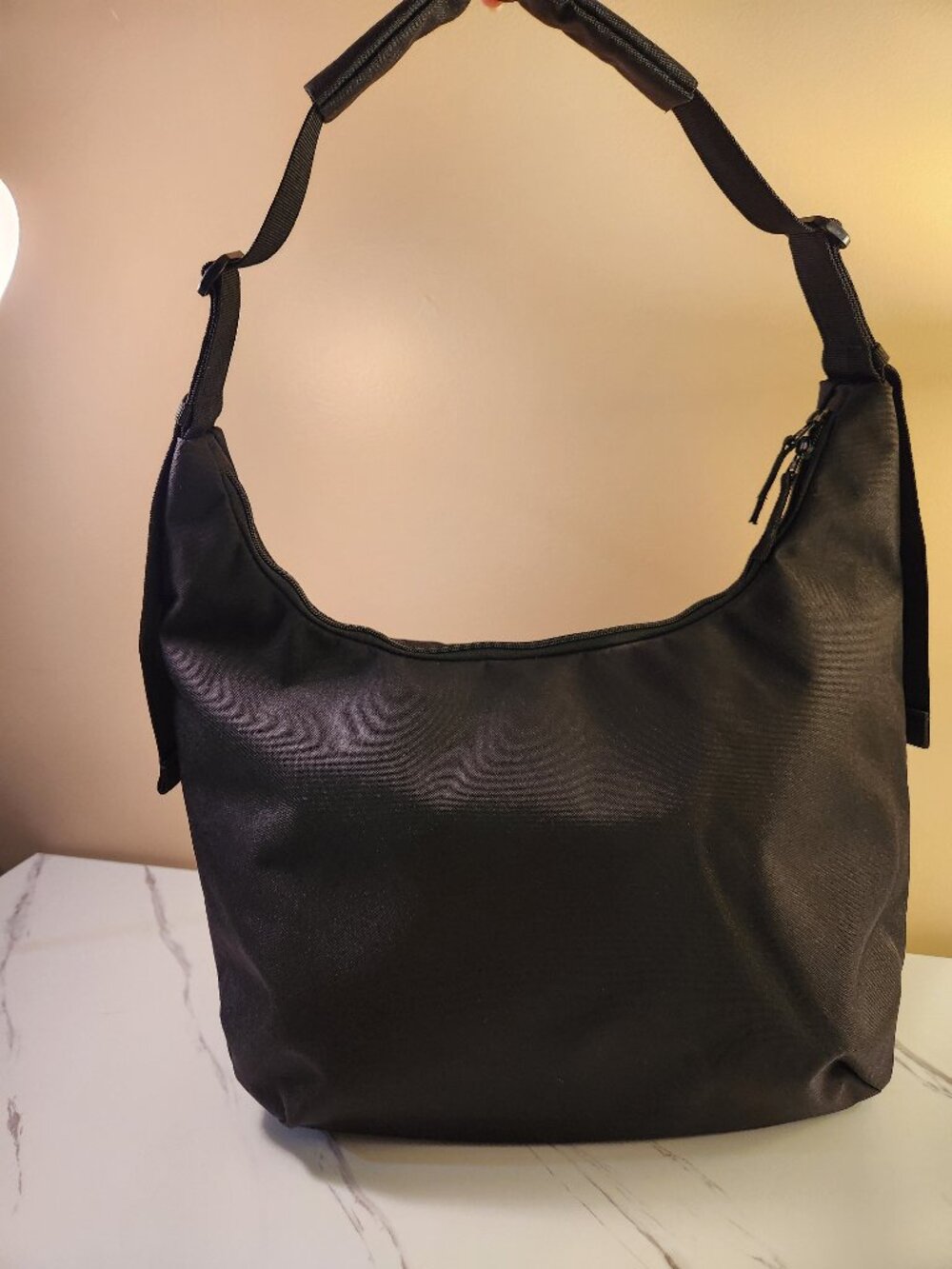 Muji Water Repellent 2-way Shoulder Bag - Black